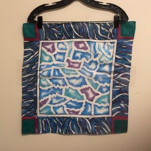 💕Silk Neckerchief,hand painted.Chic/Modern/New💕